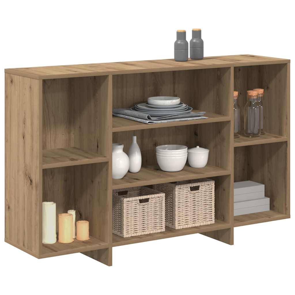 vidaXL Bufet Dąb rzemieślniczy 120 x 30 x 75 cm Drewno inżynieryjne