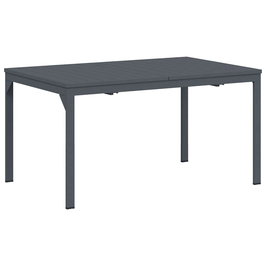 vidaXL Stół do kolacji na zewnątrz Antracyt 210 x 90 x 73 cm Stal