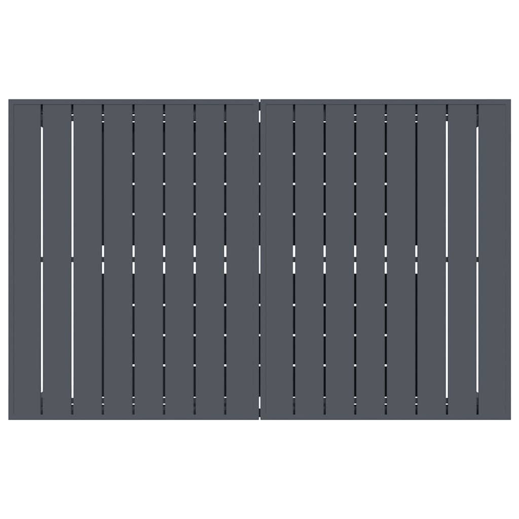 vidaXL Stół do kolacji na zewnątrz Antracyt 210 x 90 x 73 cm Stal
