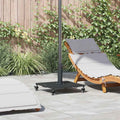 vidaXL Podstawa do parasola Czarny 45 x 45 x 31,5 cm