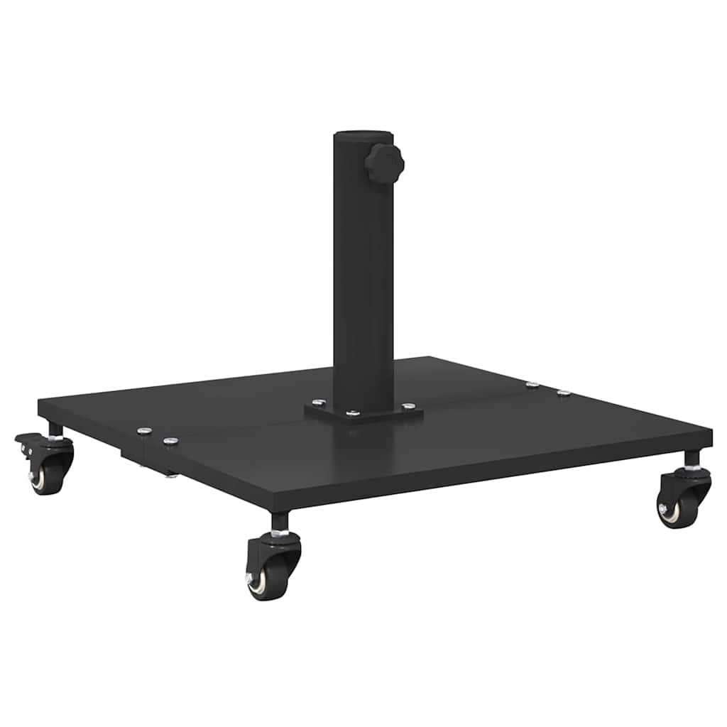 vidaXL Podstawa do parasola Czarny 45 x 45 x 31,5 cm