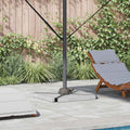 vidaXL Podstawa do parasola Srebrny 23 x 14 x 6 cm