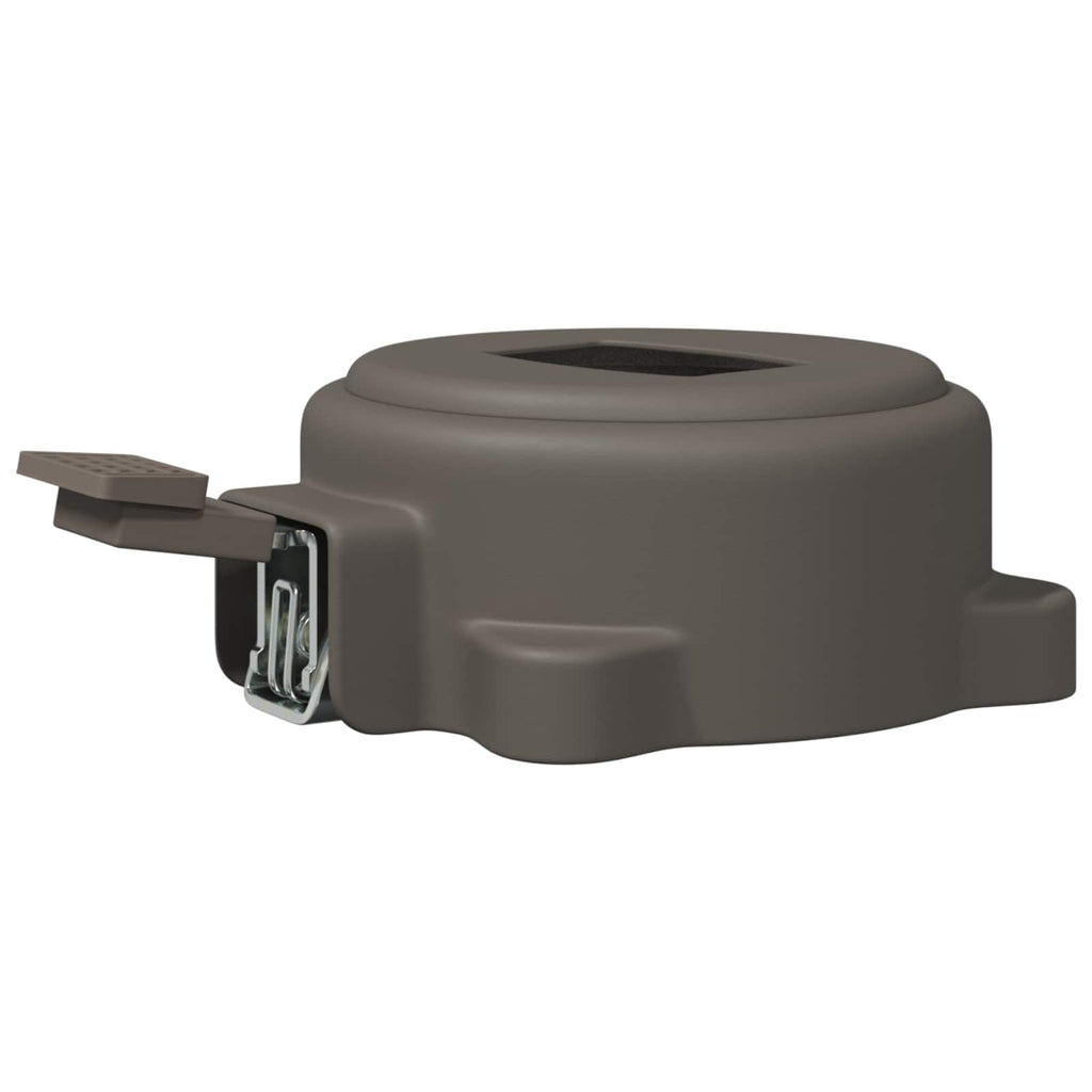 vidaXL Podstawa do parasola Srebrny 23 x 14 x 6 cm