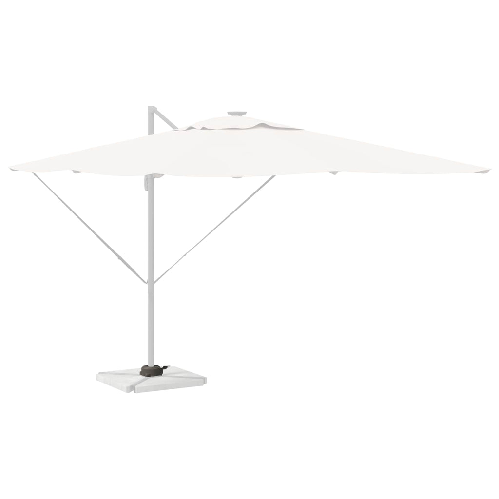 vidaXL Podstawa do parasola Srebrny 23 x 14 x 6 cm