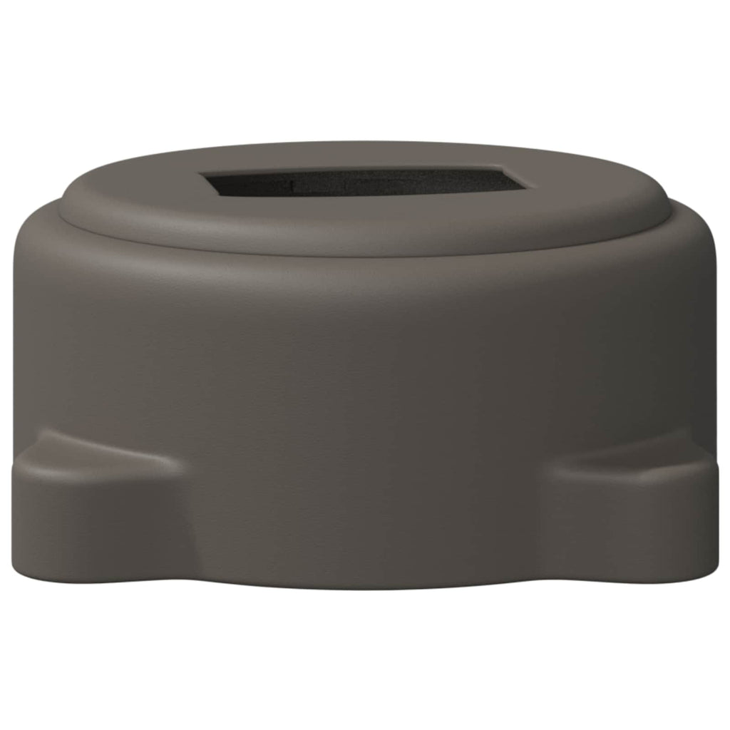 vidaXL Podstawa do parasola Srebrny 23 x 14 x 6 cm