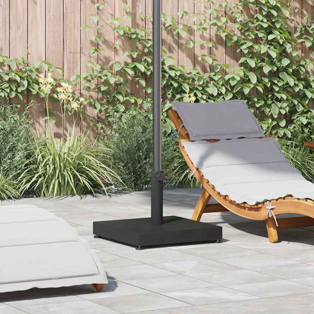 vidaXL Podstawa do parasola Czarny 45 x 45 x 31,5 cm