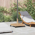vidaXL Podstawa do parasola Jasne drewno 45 x 45 x 31,5 cm