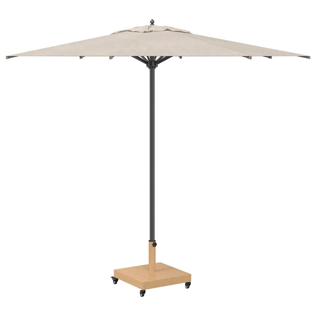 vidaXL Podstawa do parasola Jasne drewno 45 x 45 x 31,5 cm
