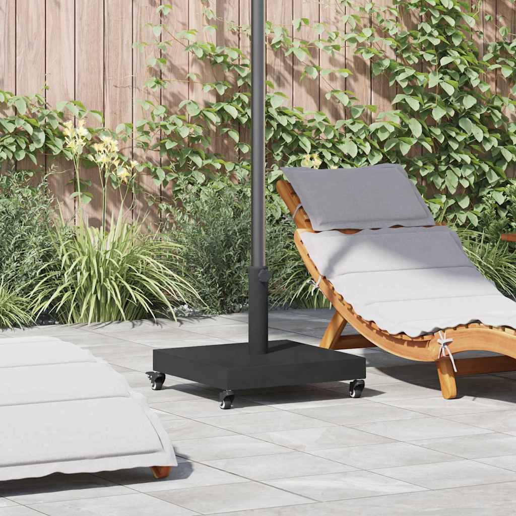 vidaXL Podstawa do parasola Czarny 45 x 45 x 31,5 cm