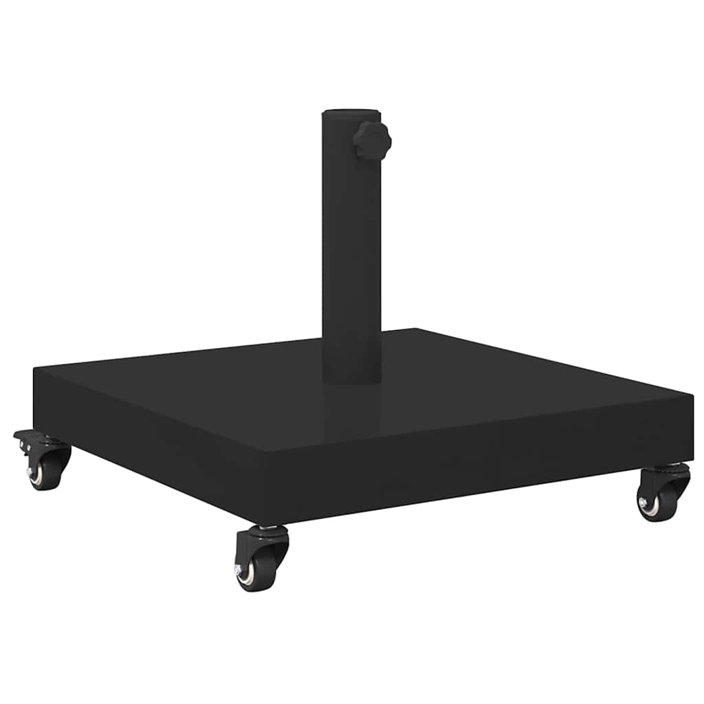 vidaXL Podstawa do parasola Czarny 45 x 45 x 31,5 cm