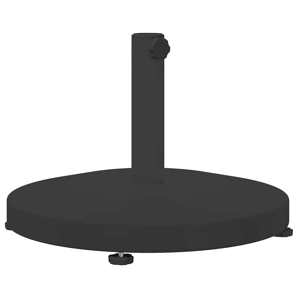 vidaXL Podstawa do parasola Czarny 48 x 48 x 32 cm