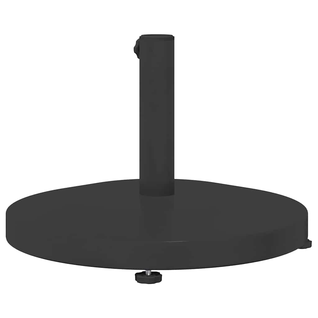 vidaXL Podstawa do parasola Czarny 48 x 48 x 32 cm