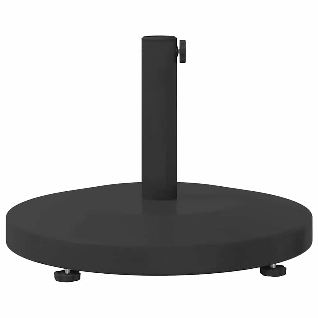 vidaXL Podstawa do parasola Czarny 48 x 48 x 32 cm