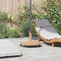 vidaXL Podstawa do parasola Jasne drewno 48 x 48 x 32 cm