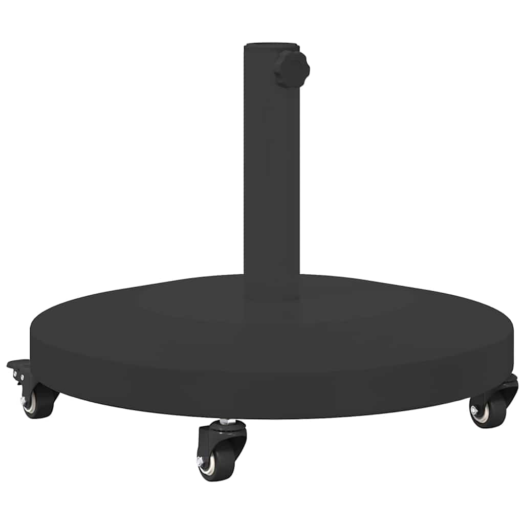 vidaXL Podstawa do parasola Czarny 48 x 48 x 32 cm