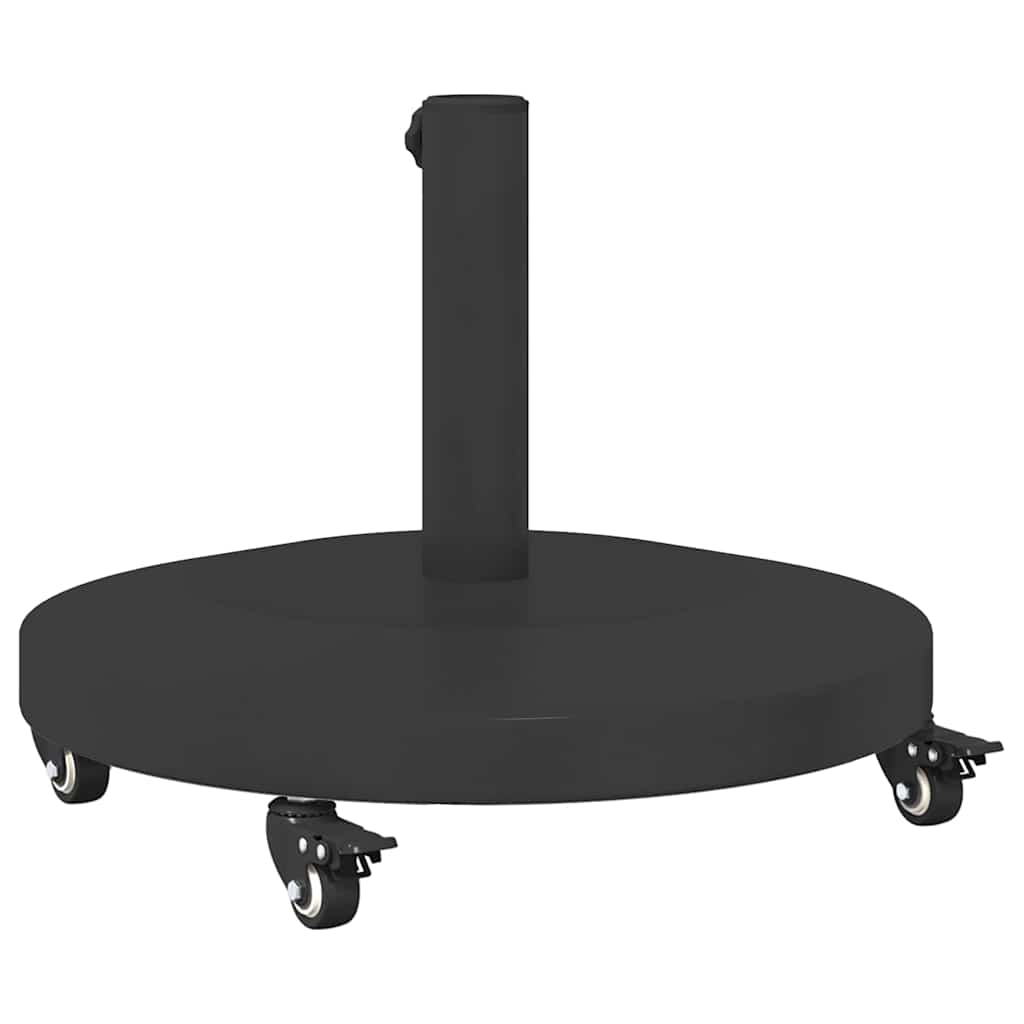 vidaXL Podstawa do parasola Czarny 48 x 48 x 32 cm