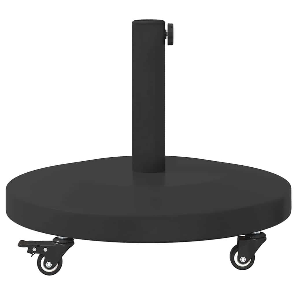 vidaXL Podstawa do parasola Czarny 48 x 48 x 32 cm
