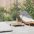 vidaXL Podstawa do parasola Jasne drewno 45 x 45 x 31,5 cm