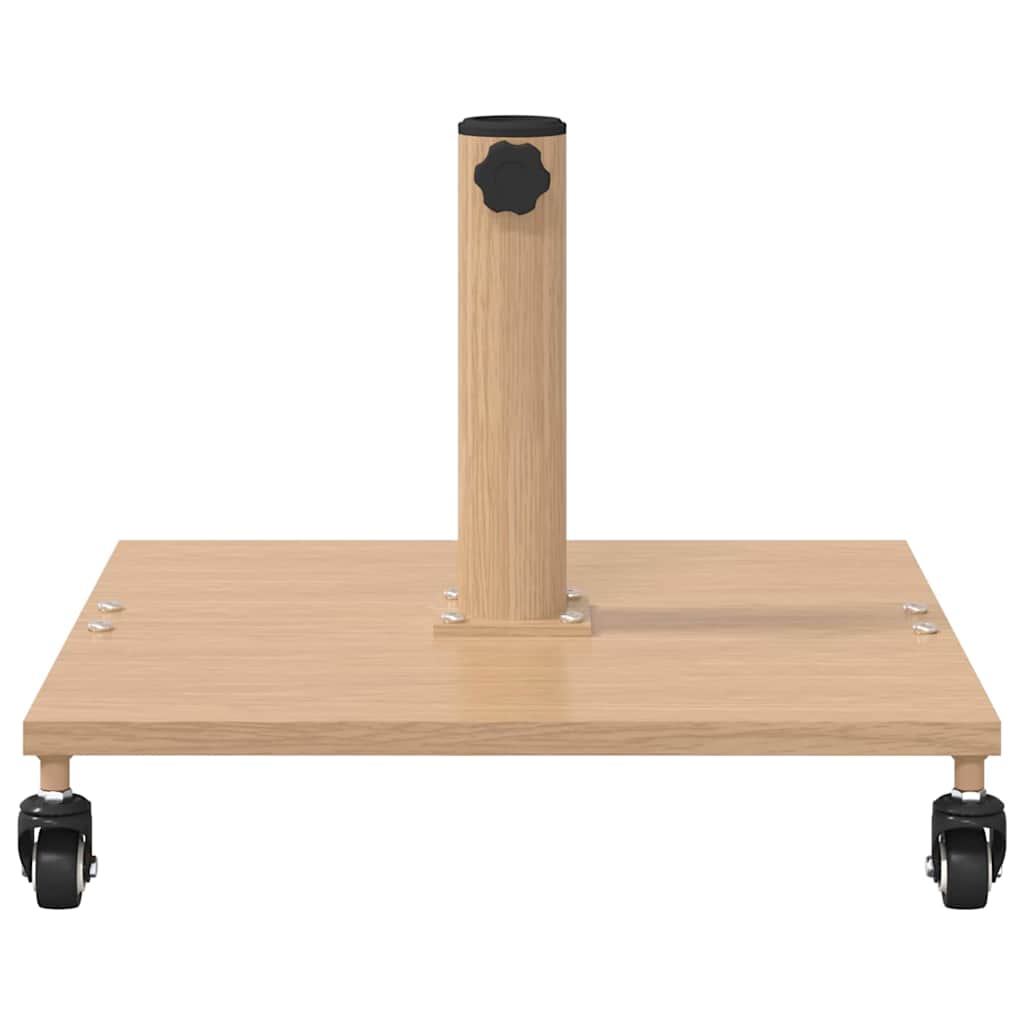 vidaXL Podstawa do parasola Jasne drewno 45 x 45 x 31,5 cm