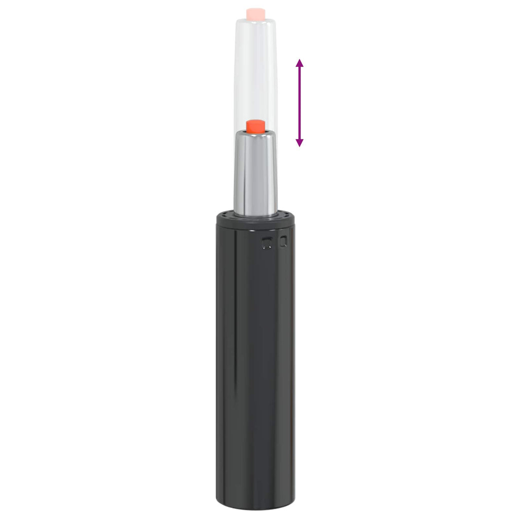 vidaXL Cylinder gazowy do krzesła biurowego Czarny 239-309 mm Żelazo