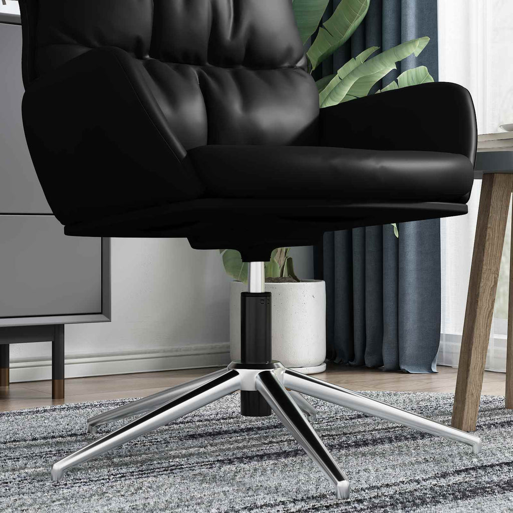 vidaXL Cylinder gazowy do krzesła biurowego Czarny 261-351 mm Żelazo