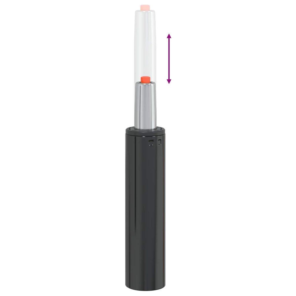 vidaXL Cylinder gazowy do krzesła biurowego Czarny 261-351 mm Żelazo