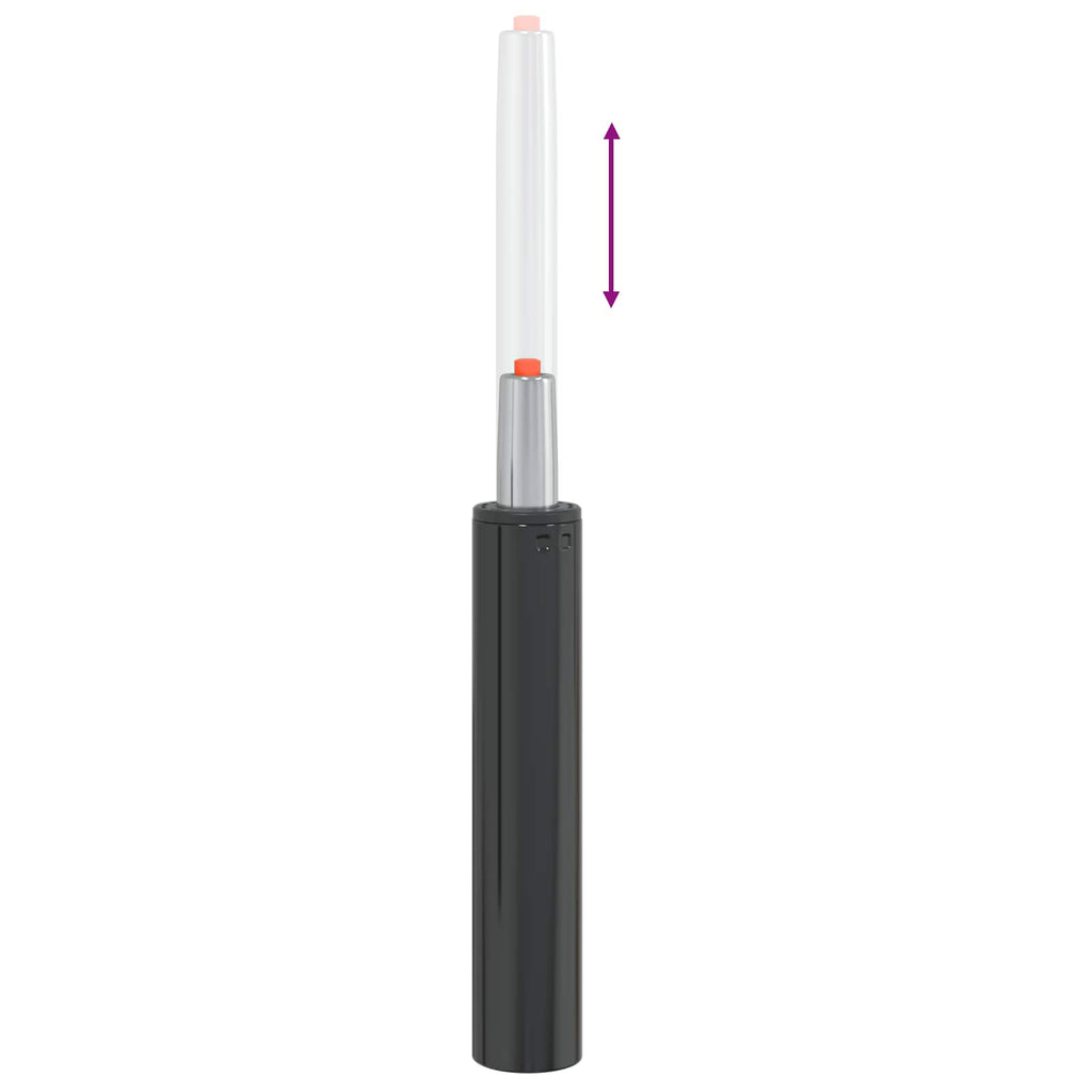 vidaXL Cylinder gazowy do krzesła biurowego Czarny 318-473 mm Żelazo