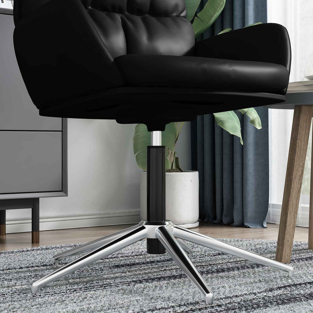 vidaXL Cylinder gazowy do krzesła biurowego Czarny 355-540 mm Żelazo