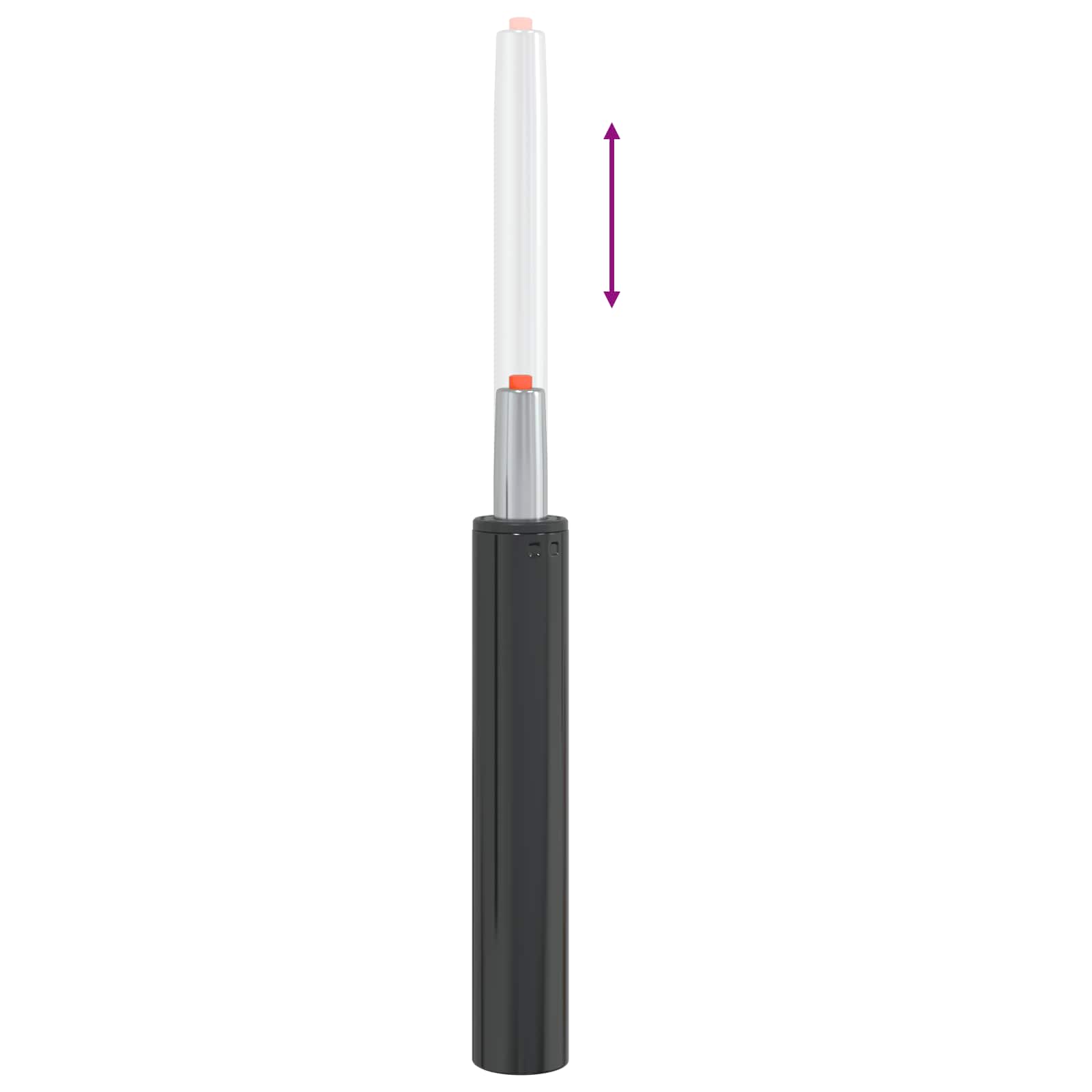 vidaXL Cylinder gazowy do krzesła biurowego Czarny 355-540 mm Żelazo