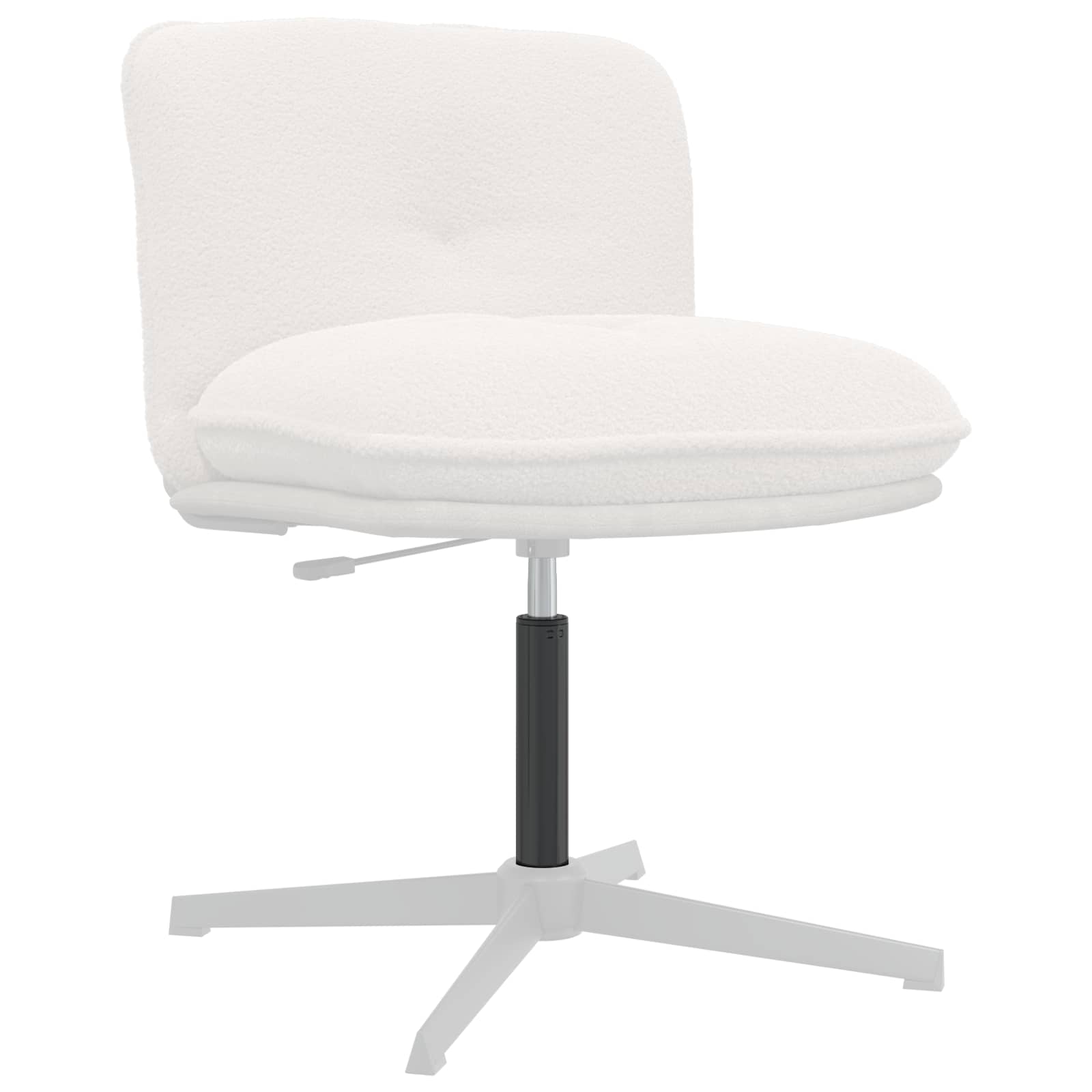 vidaXL Cylinder gazowy do krzesła biurowego Czarny 355-540 mm Żelazo