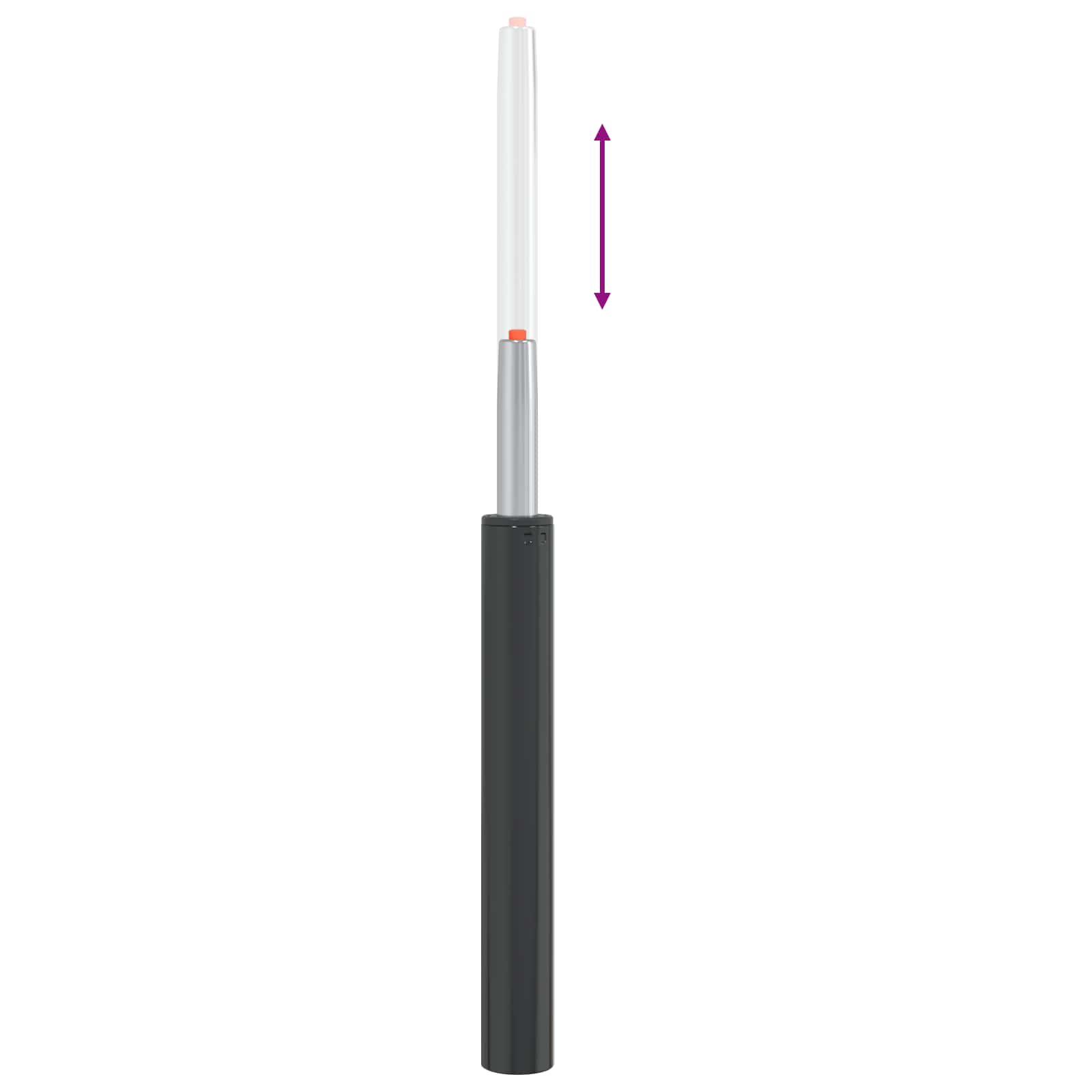 vidaXL Cylinder gazowy do krzesła biurowego Czarny 505-720 mm Żelazo