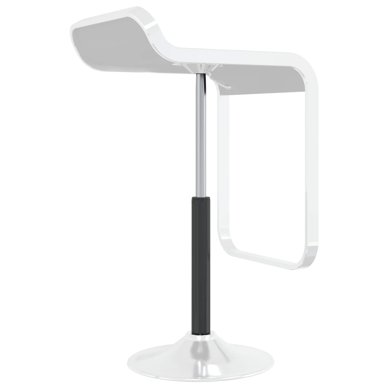 vidaXL Cylinder gazowy do krzesła biurowego Czarny 505-720 mm Żelazo