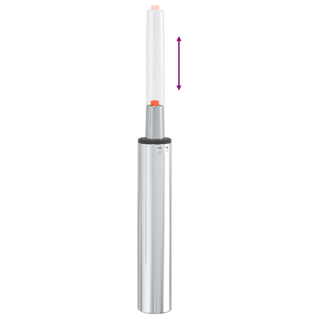 vidaXL Cylinder gazowy do krzesła biurowego chrom 307-447 mm Żelazo