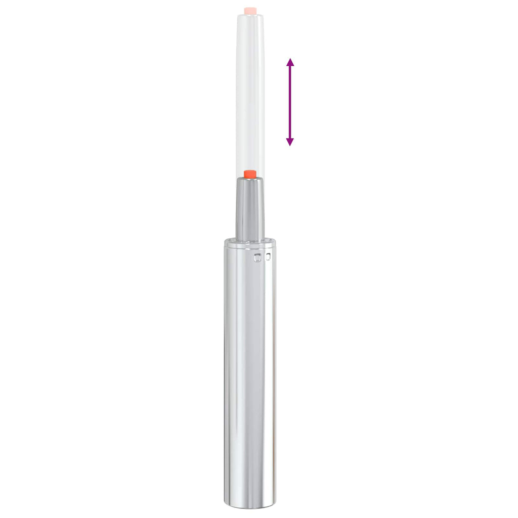 vidaXL Cylinder gazowy do krzesła biurowego chrom 318-473 mm Żelazo