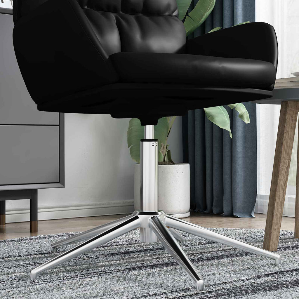 vidaXL Cylinder gazowy do krzesła biurowego chrom 355-540 mm Żelazo