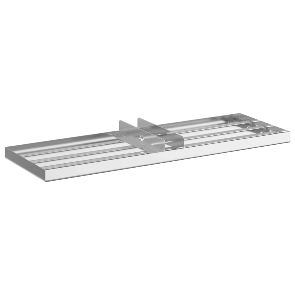 vidaXL Rake leveling do ogrodu Srebrny 75 x 25 x 6 cm Stal nierdzewna