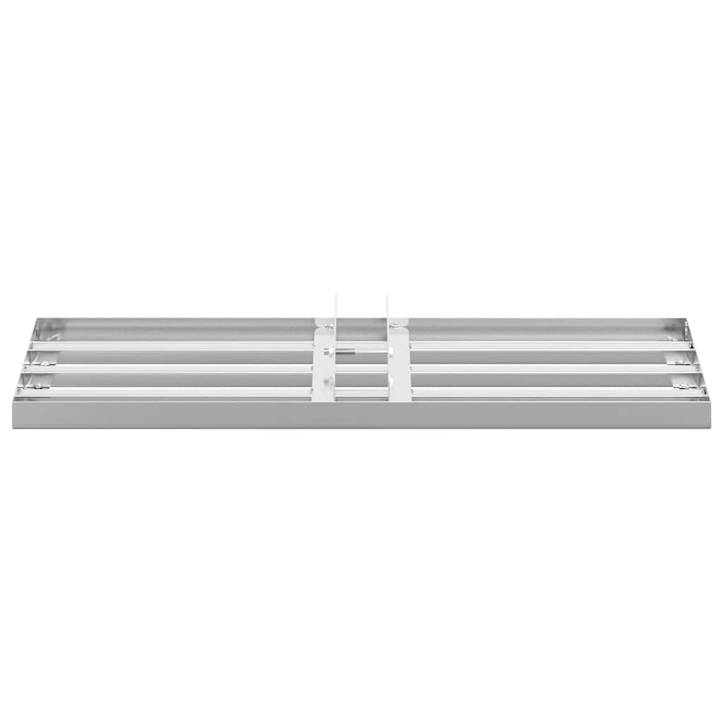 vidaXL Rake leveling do ogrodu Srebrny 75 x 25 x 6 cm Stal nierdzewna