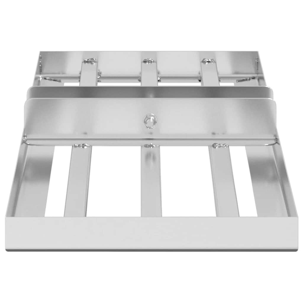 vidaXL Rake leveling do ogrodu Srebrny 75 x 25 x 6 cm Stal nierdzewna