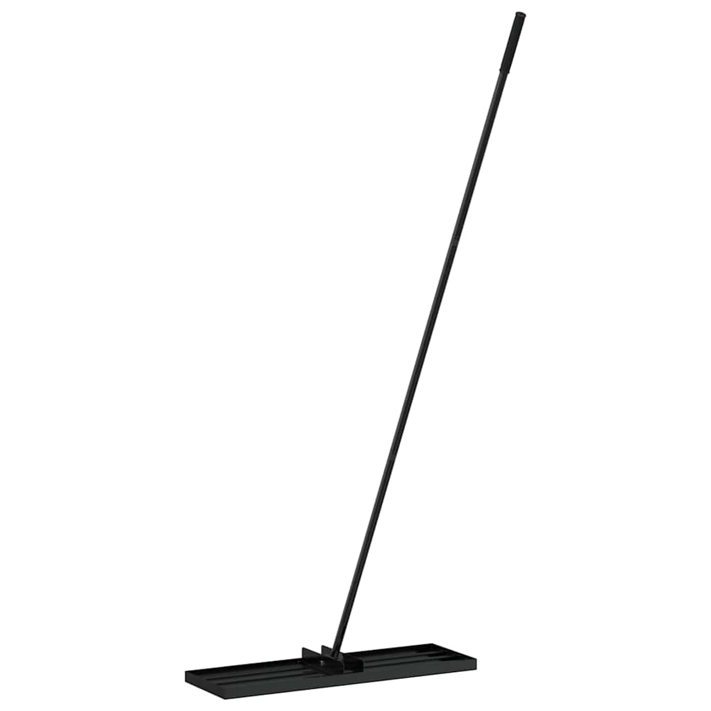 vidaXL Rake leveling do ogrodu Czarny Stal malowana proszkowo