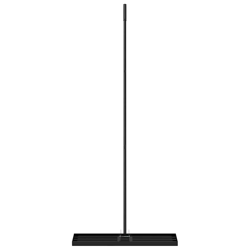 vidaXL Rake leveling do ogrodu Czarny Stal malowana proszkowo