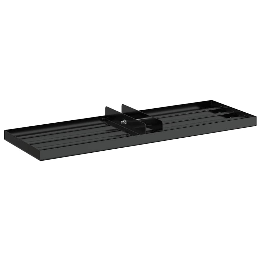 vidaXL Rake leveling do ogrodu Czarny Stal malowana proszkowo