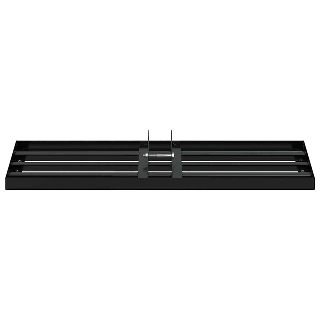vidaXL Rake leveling do ogrodu Czarny Stal malowana proszkowo