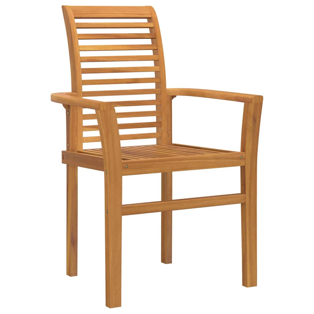 vidaXL Zestaw do jadalni w ogrodzie 9 pcs Brązowy Lite drewno teakowe