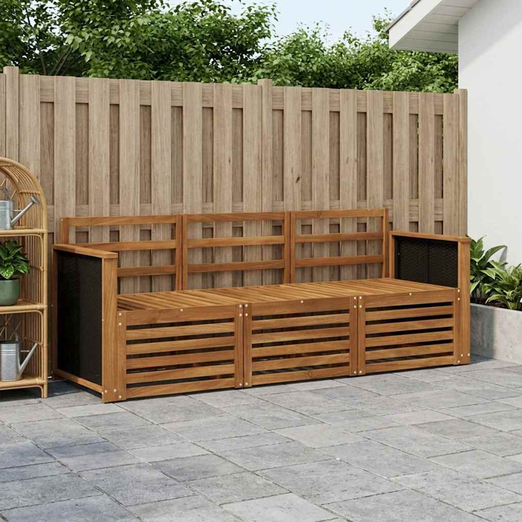 vidaXL Zestawy sof 3 pcs Lite Drewno Akacji
