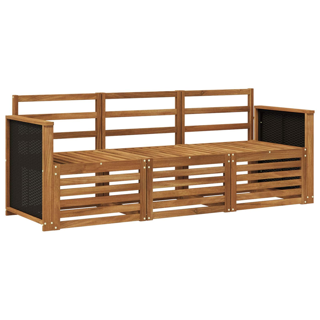 vidaXL Zestawy sof 3 pcs Lite Drewno Akacji