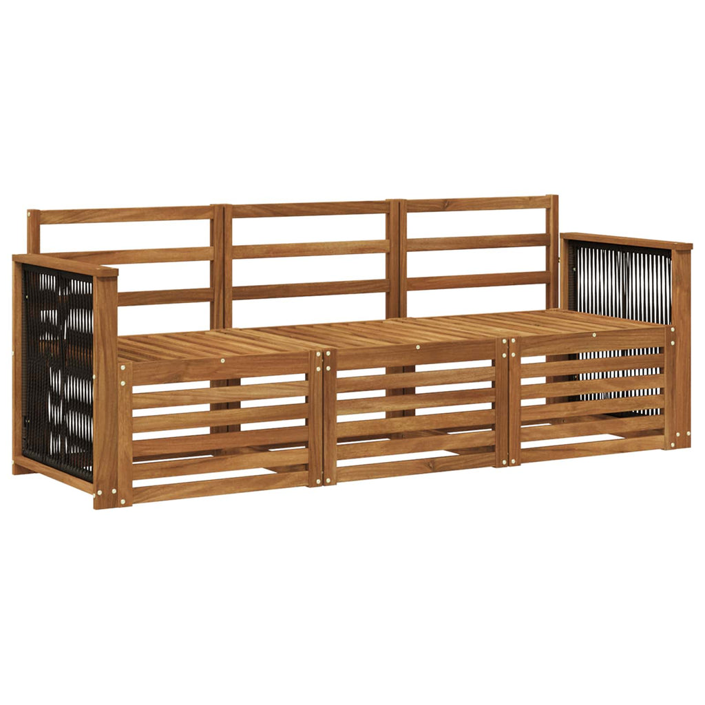 vidaXL Zestawy sof 3 pcs Lite Drewno Akacji