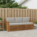 vidaXL Zestawy sof z poduszką 3 pcs Lite Drewno Akacji