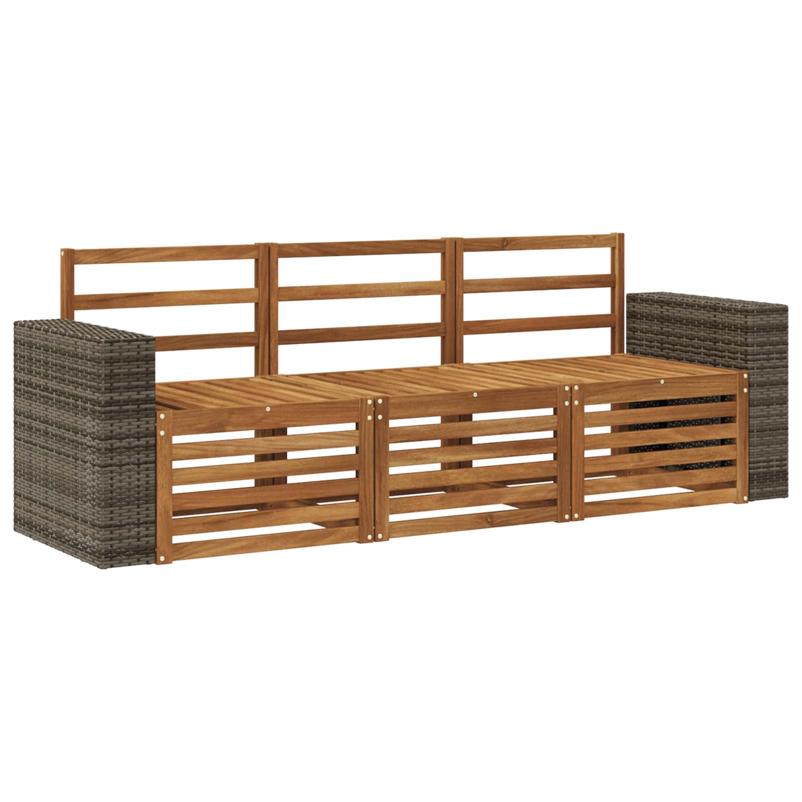 vidaXL Zestawy sof 3 pcs Lite Drewno Akacji