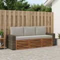 vidaXL Zestawy sof z poduszką 3 pcs Lite Drewno Akacji