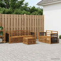 vidaXL Zestawy sof 6 pcs Lite Drewno Akacji